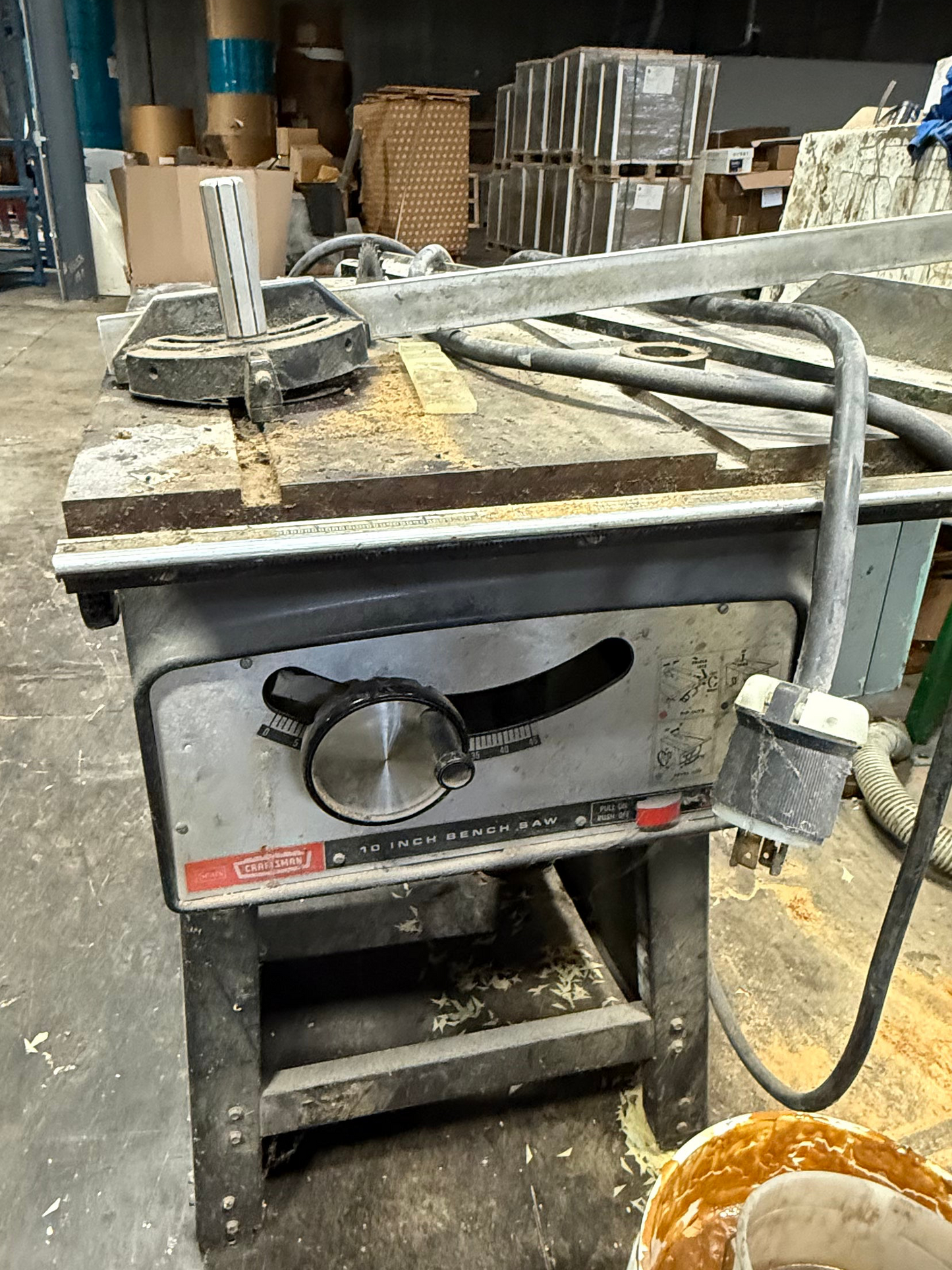 Item#314 Craftsman 10" tilting bench saw