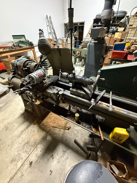 Item #311 Norman Lathe with grinder