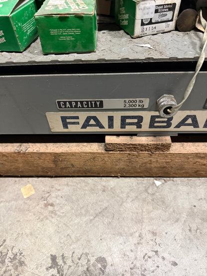 Item #612 Fairbanks Floor Scale