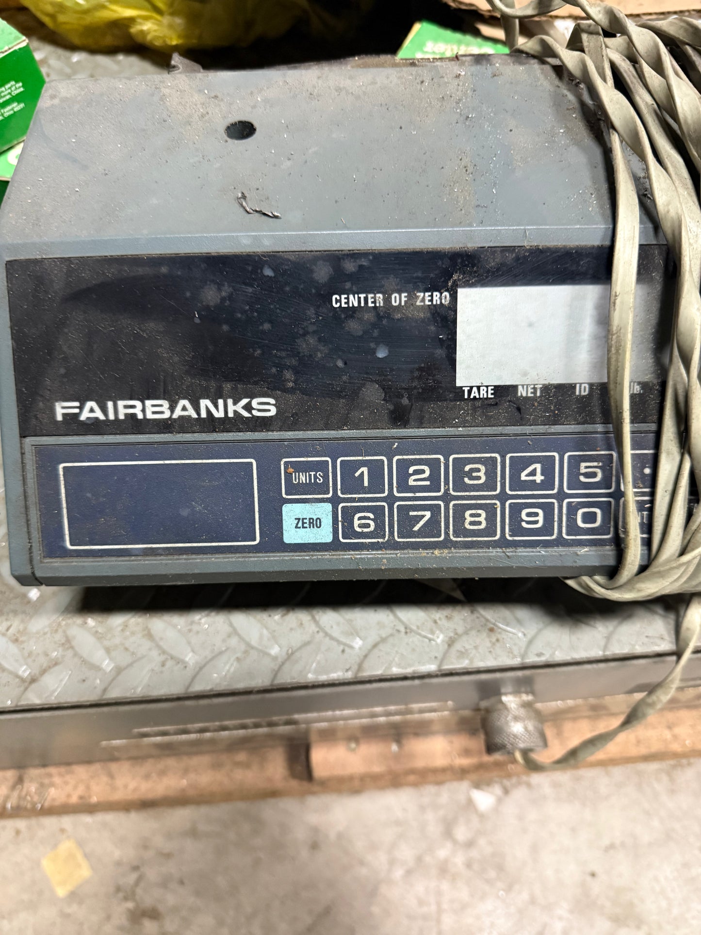 Item #612 Fairbanks Floor Scale