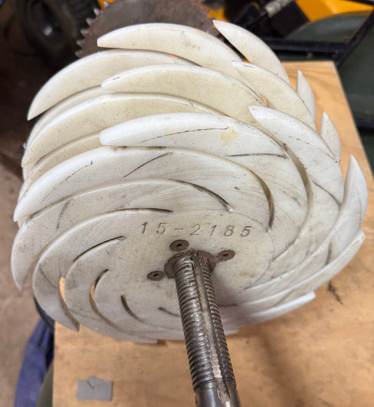 RA Poly delivery spirals with shaft and sprocket