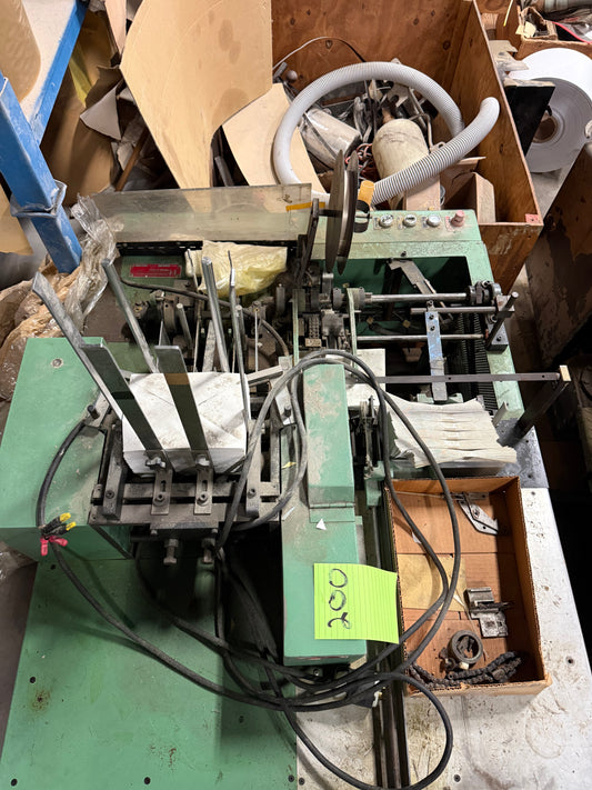 Item#200 Halm off line bander envelope banding machine