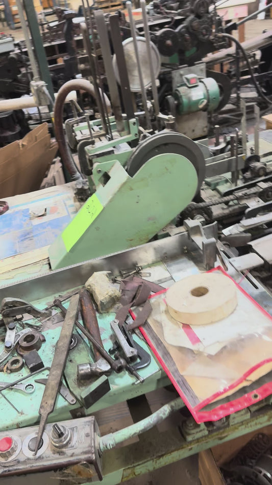 Item#202 Halm off line bander envelope banding machine